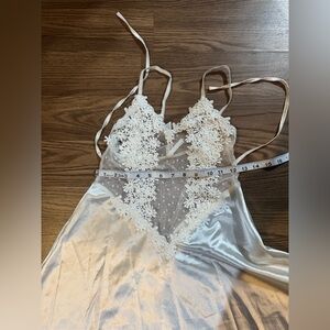 Flora Nikrooz White Lace Chemise